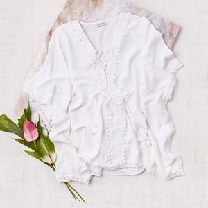 Rachel Zoe Bindya Lace-Up Cover-Up Eclusive